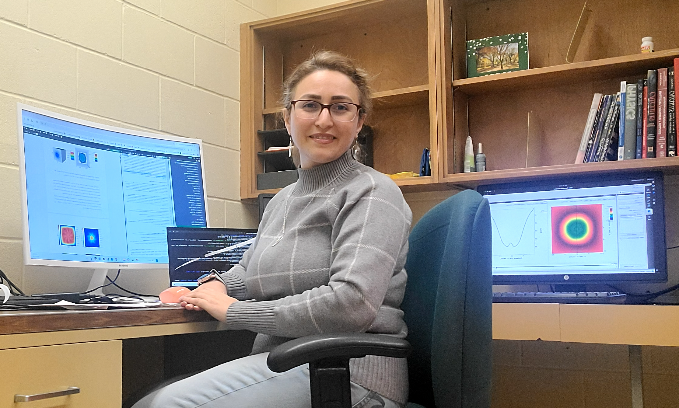 Mina presenting research